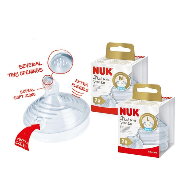 NUK Nature Sense Silicone Teat