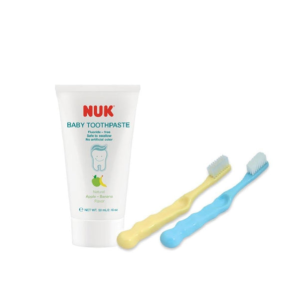 NUK Oral Set (Toothpaste + Toothbrush Set) (Random Color) (Promo)
