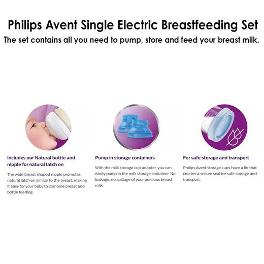 Philips Avent Single Electric Breast Pump Set (Promo)