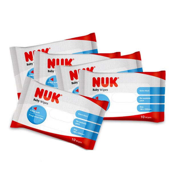 NUK Sterilizer & Dryer + Thermo Bottle Warmer + 10packs x 10 Sheets Wipes (Promo)