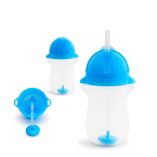 Buy blue Munchkin Any Angle Click Lock Weighted Straw Cup 10oz (295ml)