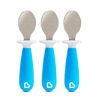 Buy blue Munchkin 3PK Raise Toddler Spoons