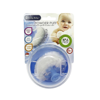 Buy blue Lucky Baby Fluffy Powder Puff With Case