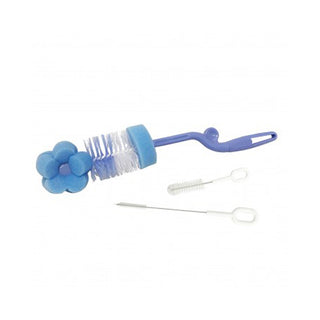 Buy blue Lucky Baby Rotary Spongy/Bristles Bottle Brush