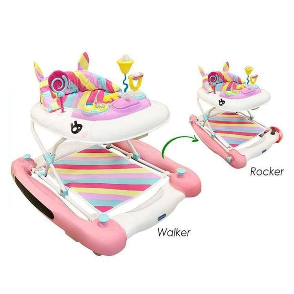 Lucky Baby Yoona Unicorn 2 in 1 Baby Walker N Rocker