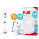 NUK Classic Anti-Colic Teats - Silicone-8