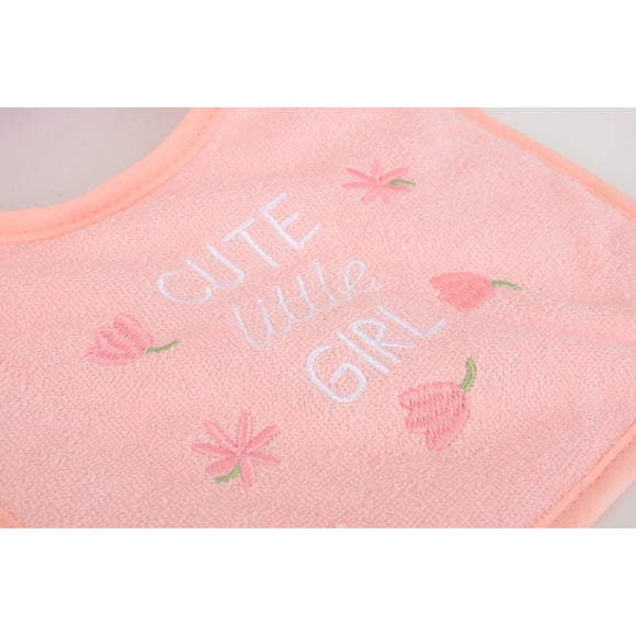 Luvable Friends 3PC Emb Bib with Polyfill