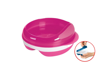 Buy pink OXO Tot Divided Feeding Dish with Removable Ring