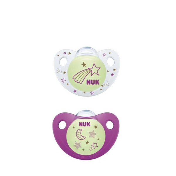 NUK Night and Day Soother -S3 -18-36m - Set of 2PCS