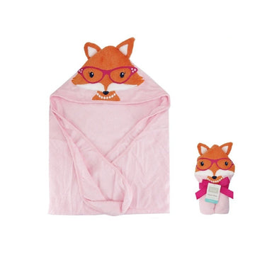 Hudson Baby 1pc Animal Hooded Towel (Woven Terry) - 0