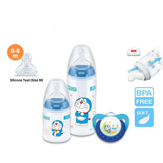 NUK Doraemon Trio Gift Pack Bundle + Baby Pad (Promo)