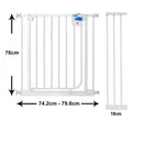Lucky Baby SG03 Smart System Swing Back Steel Gate Extension-6
