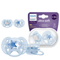 Philips Avent Ultra Soft Soother 2pcs (0-6m / 6-18m)