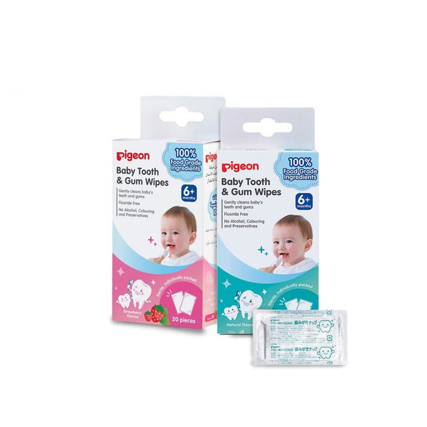 Pigeon Baby Tooth and Gum Oral Wipes - Bundle of 2