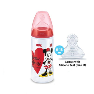 NUK Premium Choice+ PP Bottle 300ml with Silicone Teat 6-18m