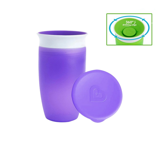 Munchkin Miracle® 360° Trainer Cup - 10oz/296ml with Lid (NEW)