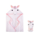 Hudson Baby 1pc Animal Hooded Towel (Woven Terry)-3