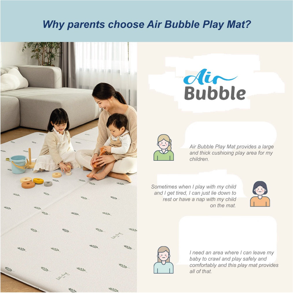 Parklon Air Bubble Playmat - Leaf Mood L40