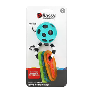 Sassy Drive N' Drool Keys 0m+ (with Rattle)