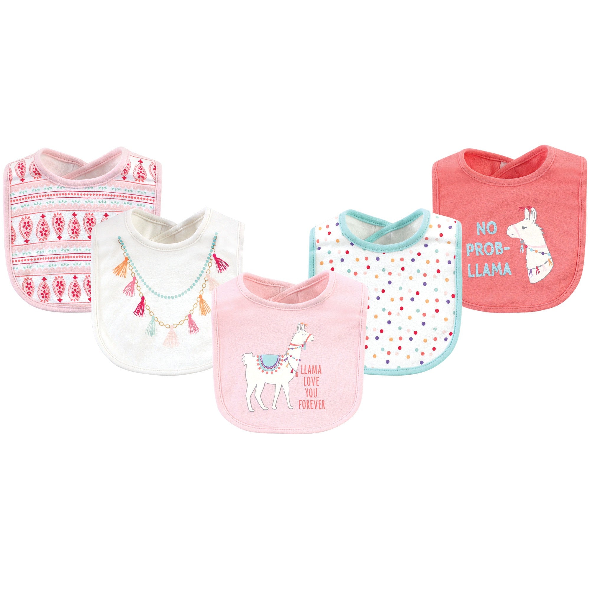 Hudson Baby 5pcs Interlock Bib - 0