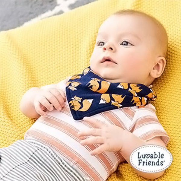 Luvable Friends 3pcs Bandana Bib Set