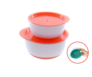 Buy orange OXO Tot Small & Large Bowl Set 5oz/150ml & 8.5oz/250ml