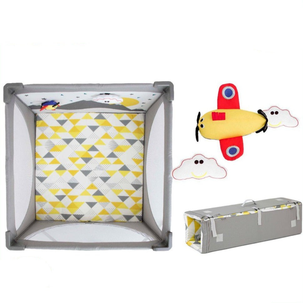 Joie Square Playpen - Little Cheer (1 Year Warranty)