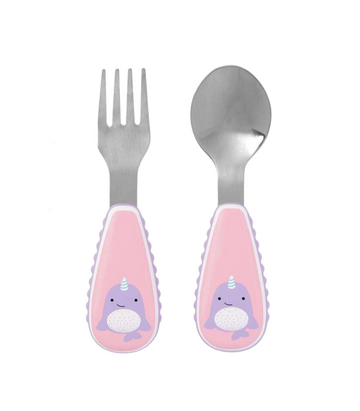 Skip Hop Zoo Utensils Fork & Spoon - 0