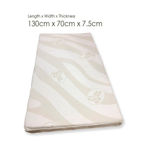 Little Zebra Latex Large Baby Cot Mattress - With Optional Soft Bamboo Cover