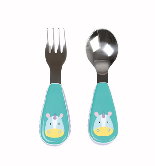 Buy unicorn Skip Hop Zoo Utensils Fork & Spoon
