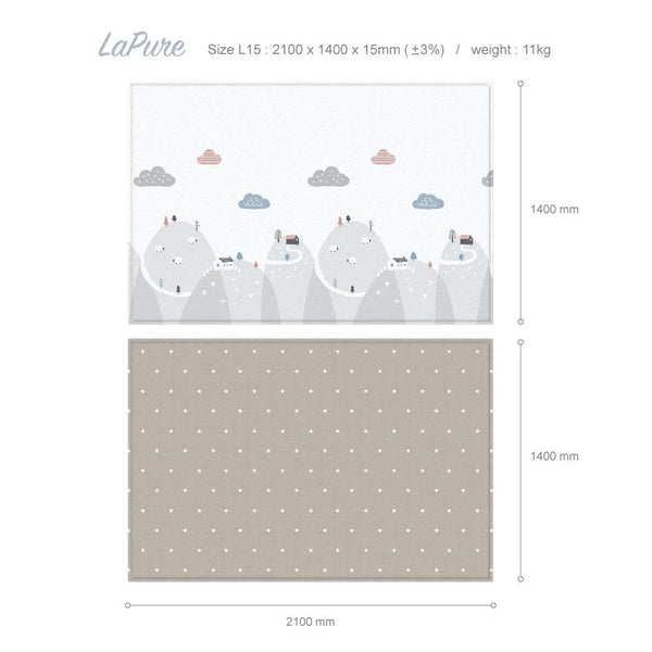 Parklon LaPure Bumper Playmat - Happy Way Little Star (M12/L15/XL15)