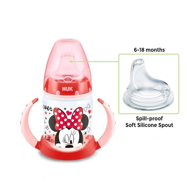 NUK Premium Choice+ Learner Bottle with Soft Silicone Spout 150ml Disney collection
