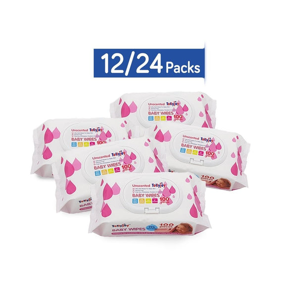 Tollyjoy Unscented Baby Wipes - 100pcs per pack (2in1 pack)