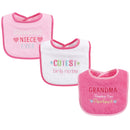 Luvable Friends 3pcs Drooler Bibs-3