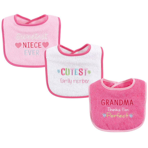 Luvable Friends 3pcs Drooler Bibs