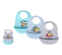 Hudson Baby 3pcs Silicone Bibs