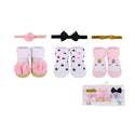 Hudson Baby 6pcs Headband & Socks Gift Set