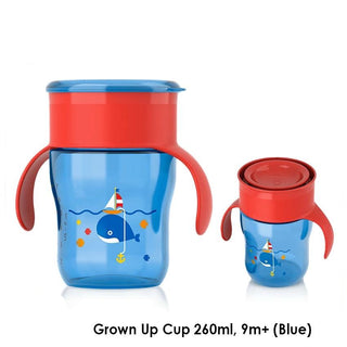 Buy blue Philips Avent Grown Up Cup 260ml 9m