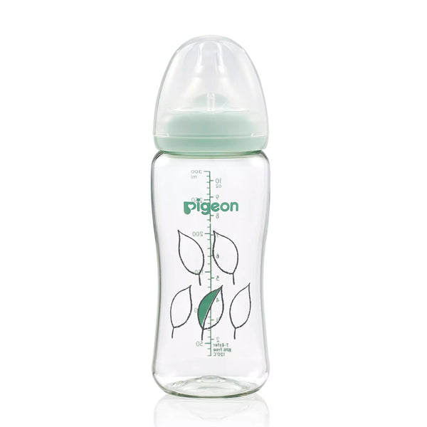 Pigeon SofTouch™ T-Ester Nursing Bottle Leaf (Wide-Neck)(0+m/3+m)