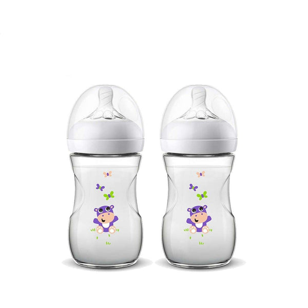 Philips Avent Exclusive Natural Baby Bottle with Animal Design 260ml