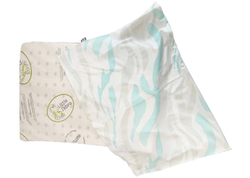 Little Zebra 100% Natural Latex Baby Flat Pillow With Case (0-18Mths) - 0