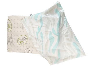 Little Zebra 100% Natural Latex Baby Flat Pillow With Case (0-18Mths)