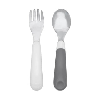 Buy grey OXO Tot Fork & Spoon Set