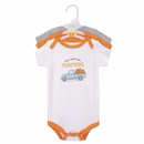 Hudson Baby 3pcs Bodysuit Short Sleeve Set (0-3m/3-6m/6-9m/9-12m)-14
