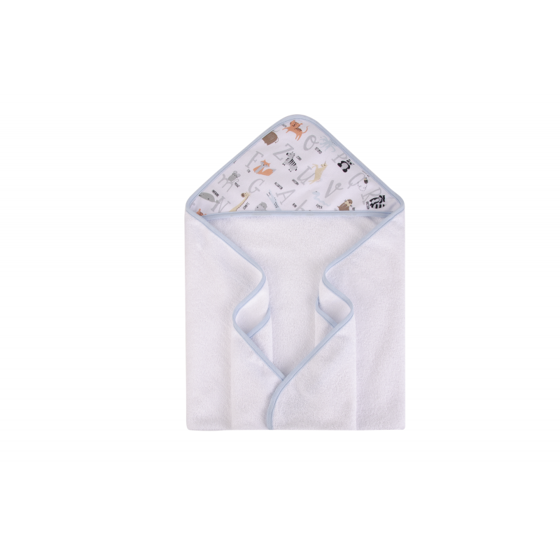 Hudson Baby 1pc Hooded Towel & Washcloths (Woven Terry)