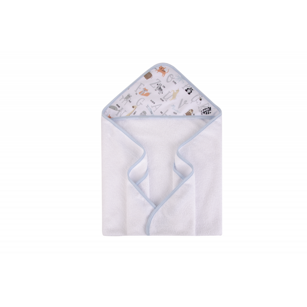 Hudson Baby 1pc Hooded Towel & Washcloths (Woven Terry)