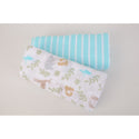 Hudson Baby 2pcs Muslin Swaddle Blanket