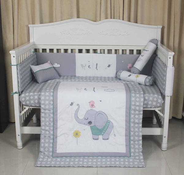 Babydreams 100% Cotton 7 pcs Bedding Set with Embroidery