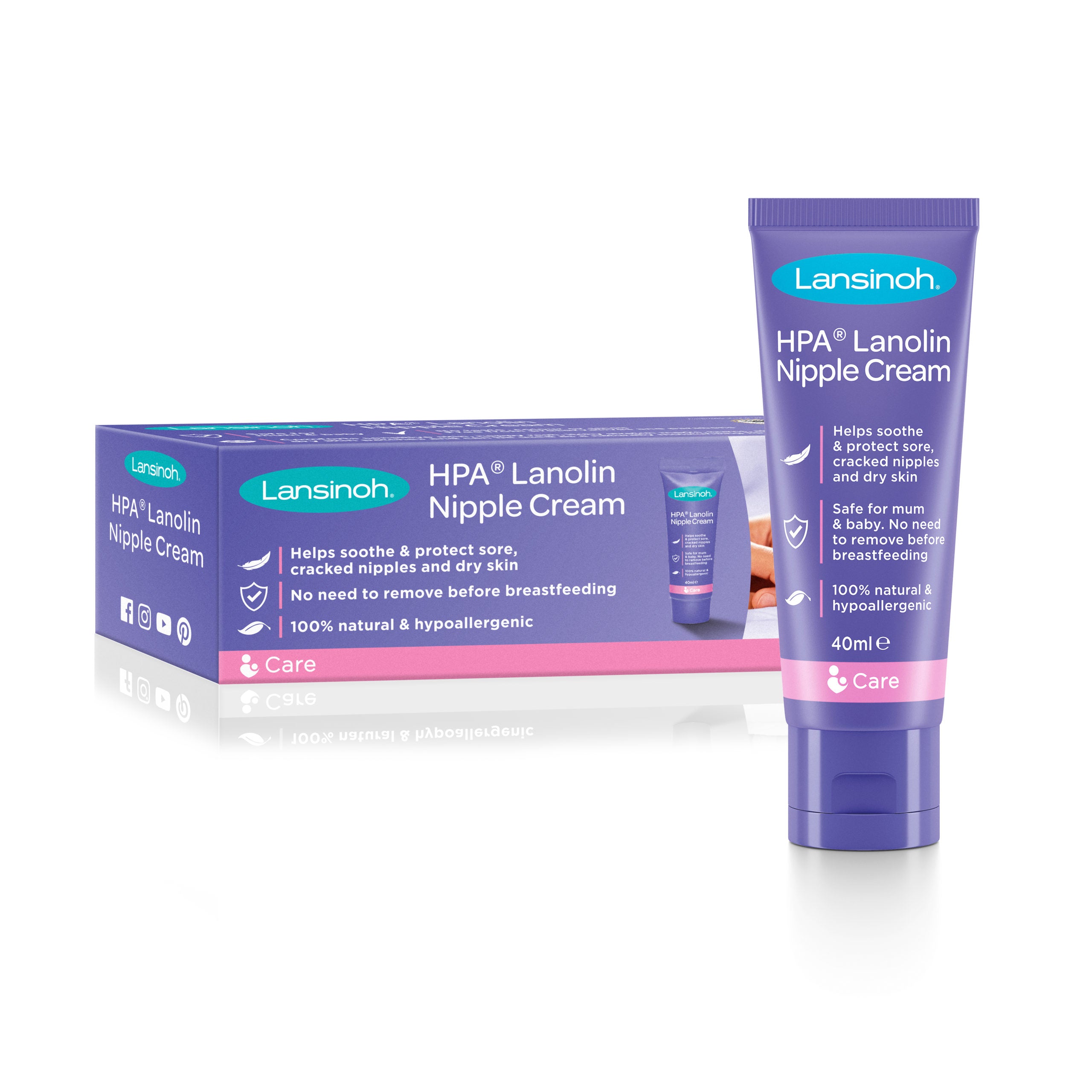 Lansinoh HPA Lanolin Nipple Cream (10ml/40ml)