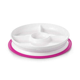 Buy pink OXO Tot Stick & Stay Divided Plate